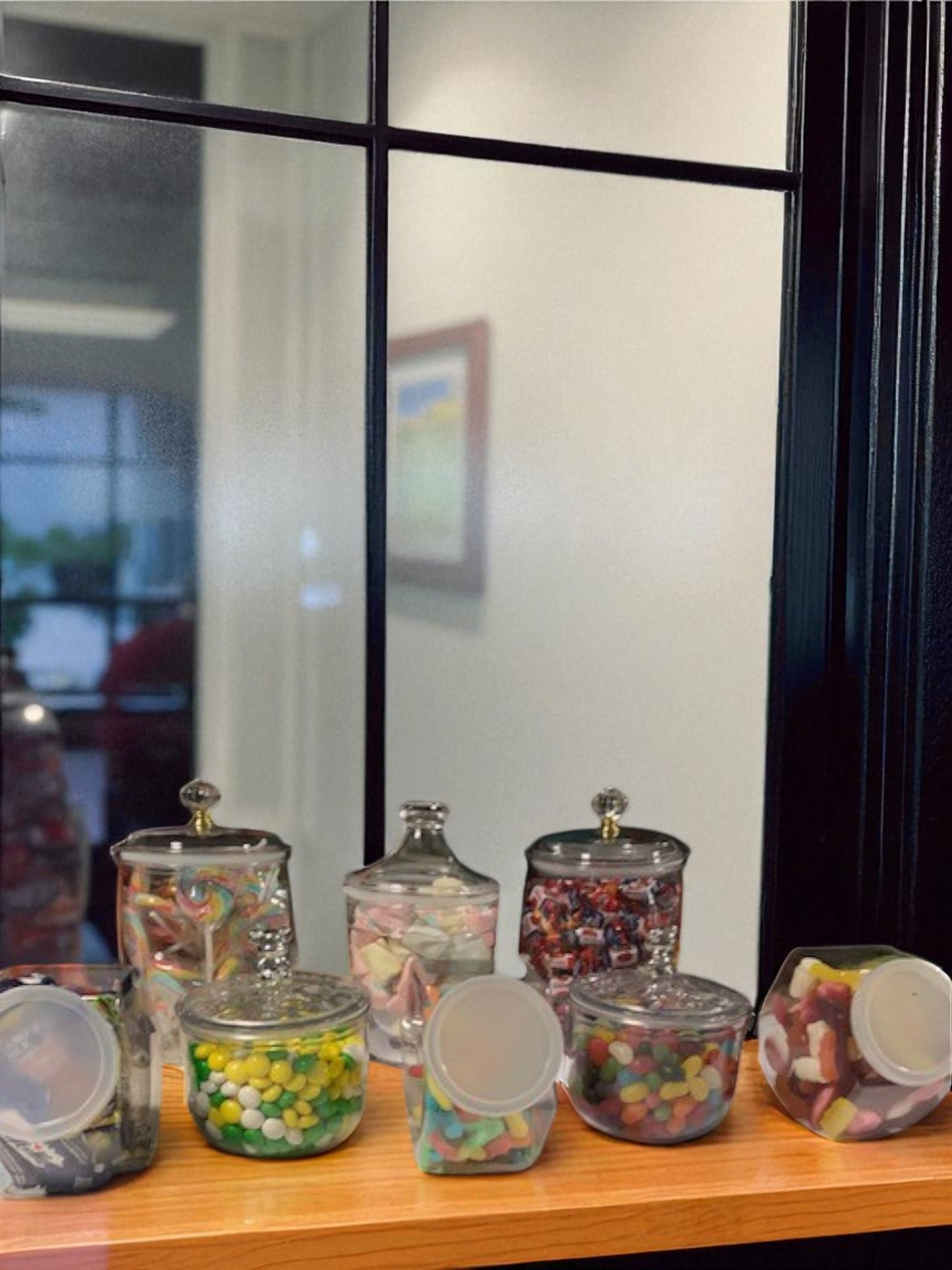 Lolly Buffet - acrylic jars