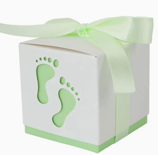 Baby feet - green