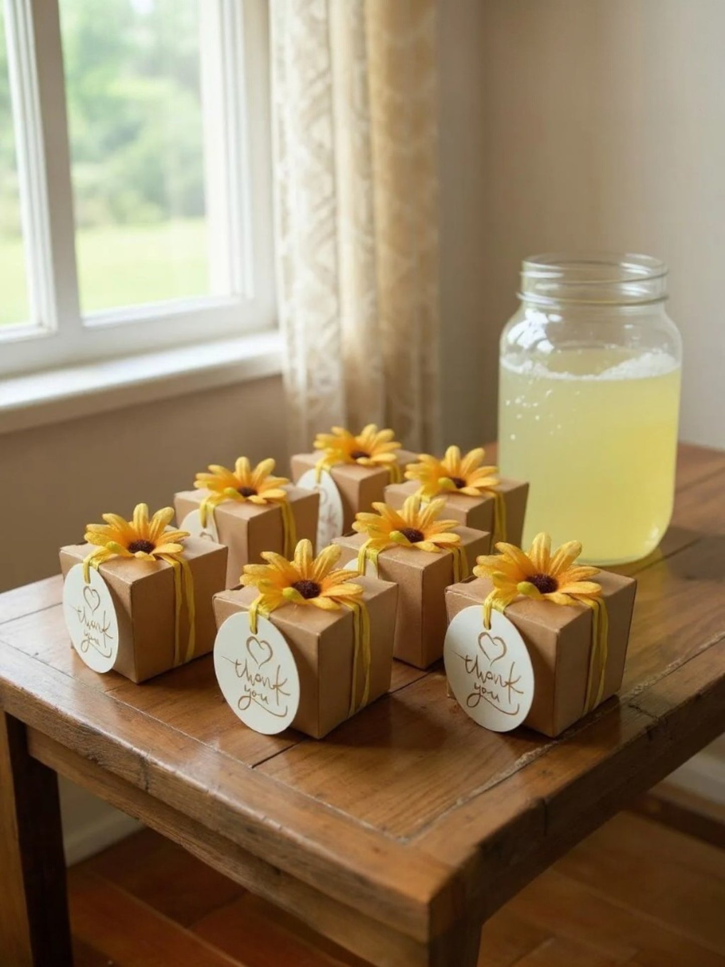 Rustic box (Sunflower)