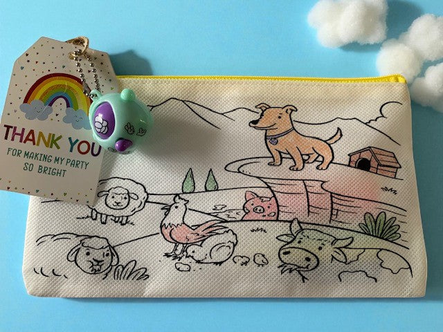 Colour-in Zip Up Lolly Bag