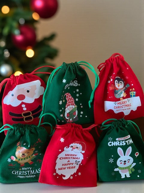Christmas - Santa Sack -6 pack