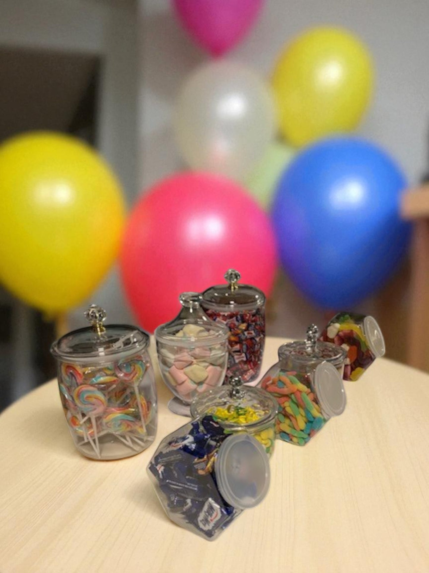 Lolly Buffet - acrylic jars