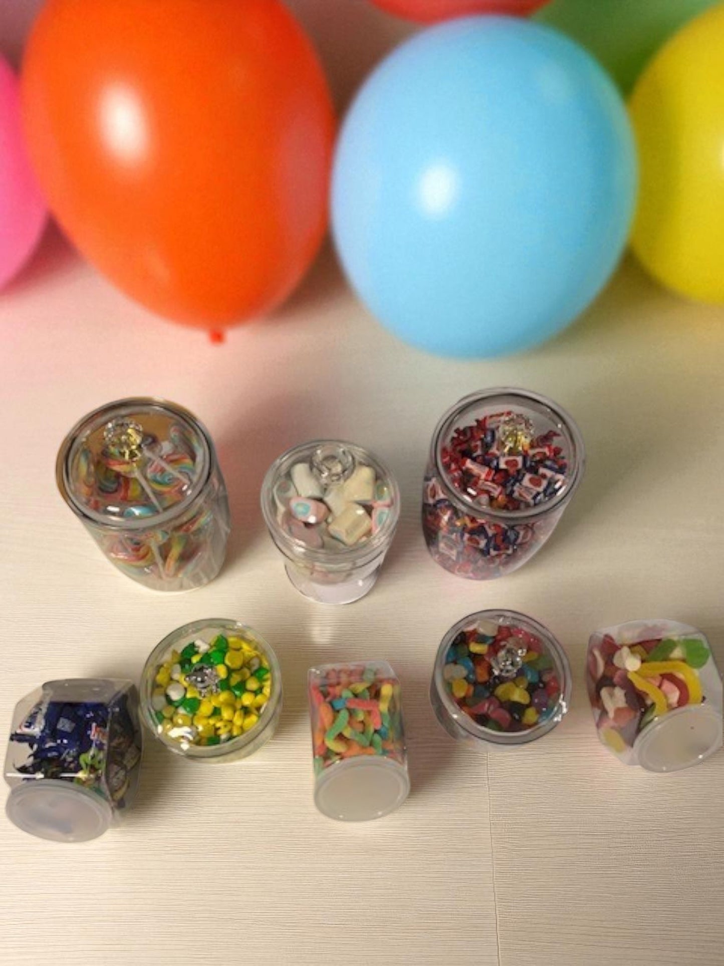 Lolly Buffet - acrylic jars