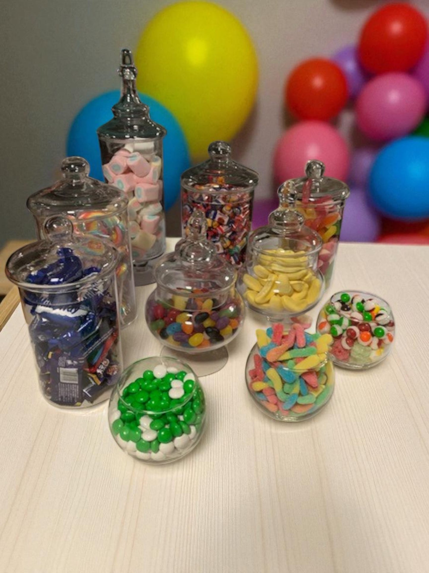 Lolly Buffet - glass jars
