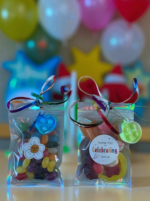 Small Lolly Bag (with Party Mix Lollies or Jelly Beans)