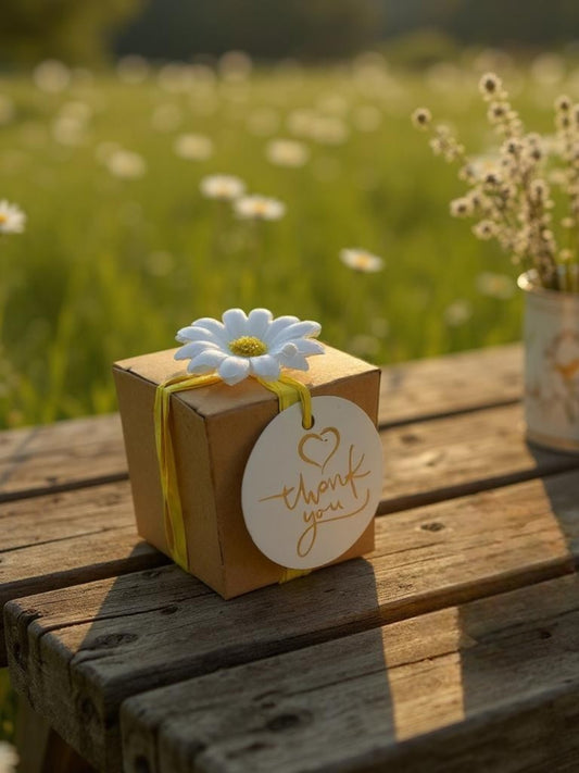 Rustic box (White Daisy)