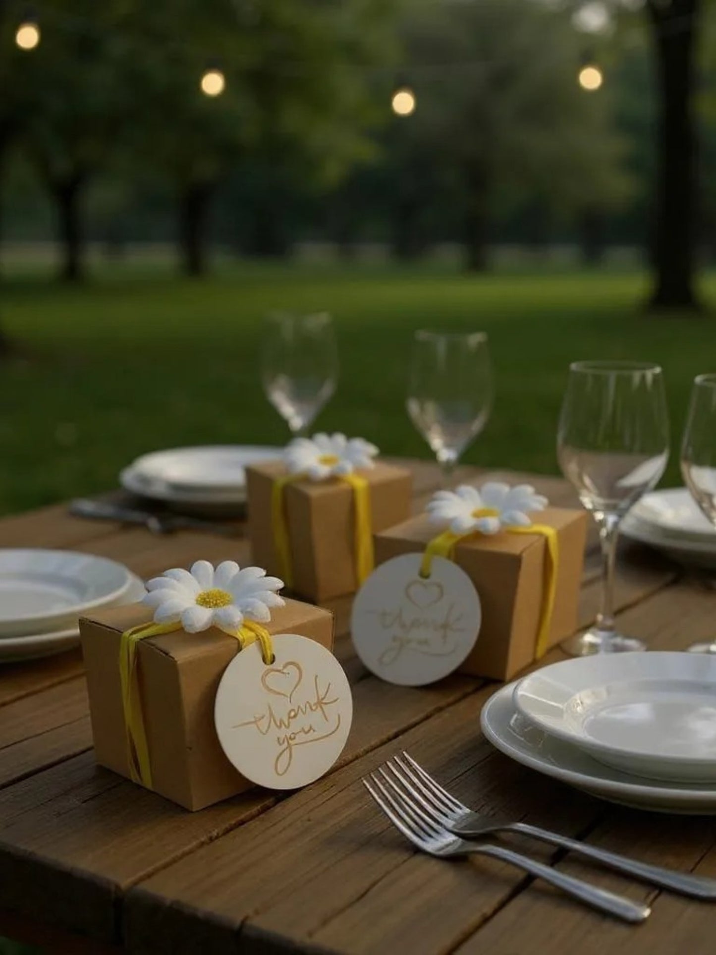 Rustic box (White Daisy)