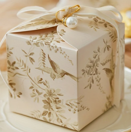 Floral/Bird Box - large