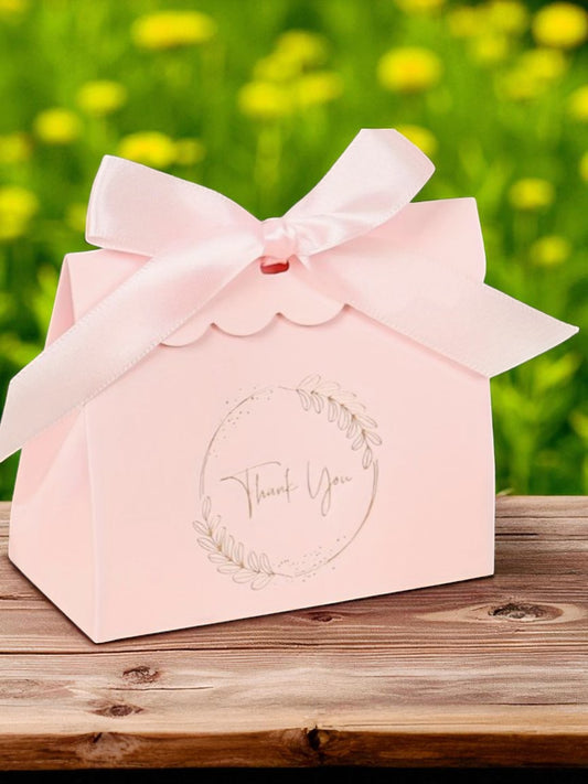 Folded  box - pink