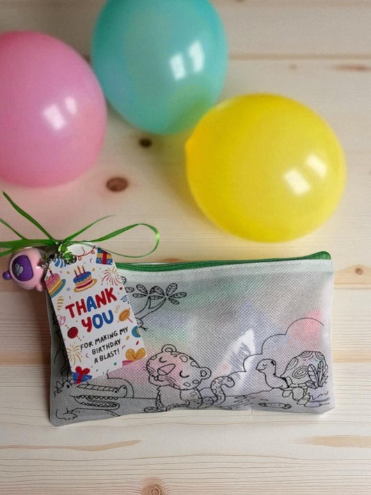 Colour-in Zip Up Lolly Bag