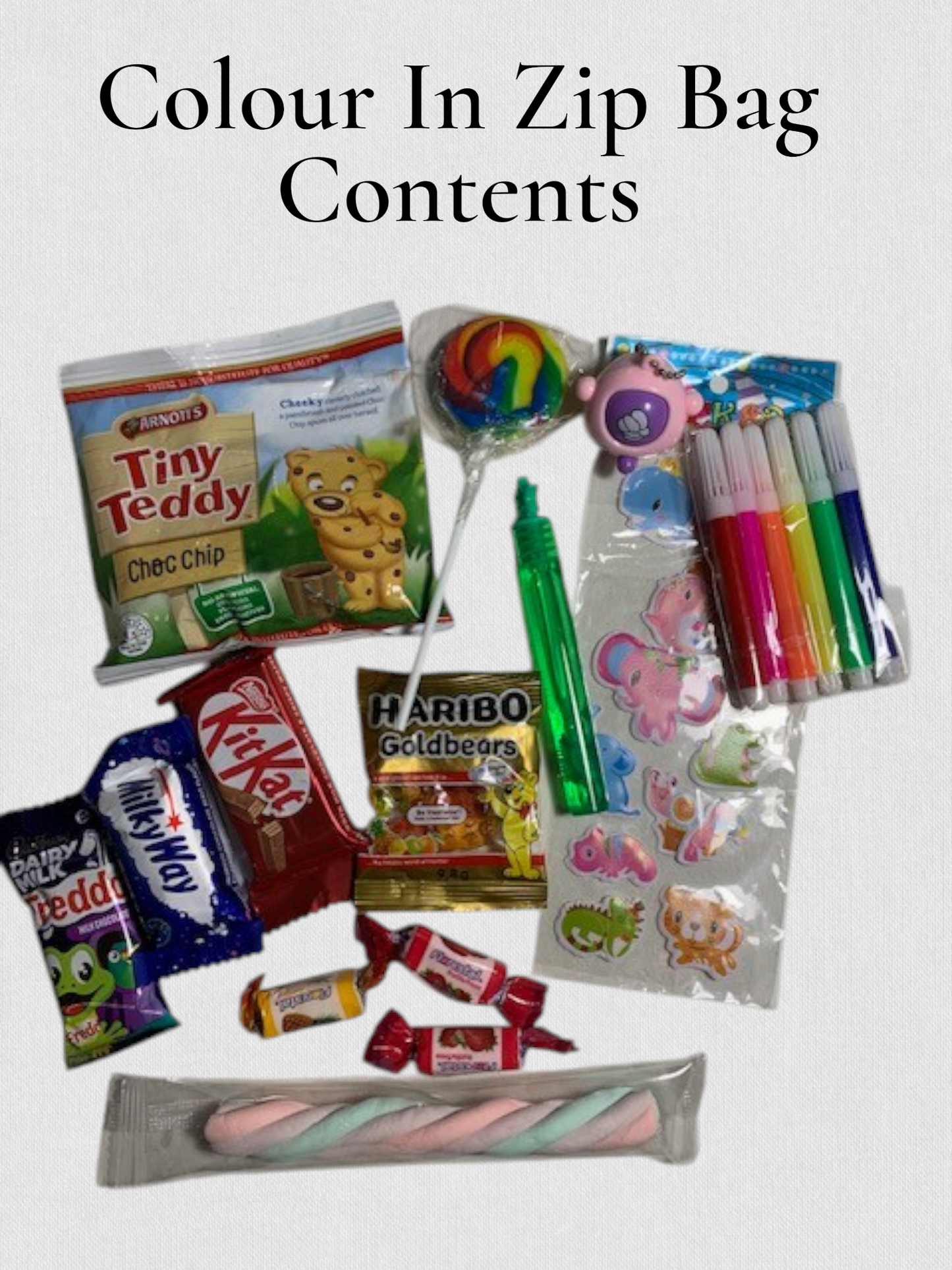 Colour-in Zip Up Lolly Bag