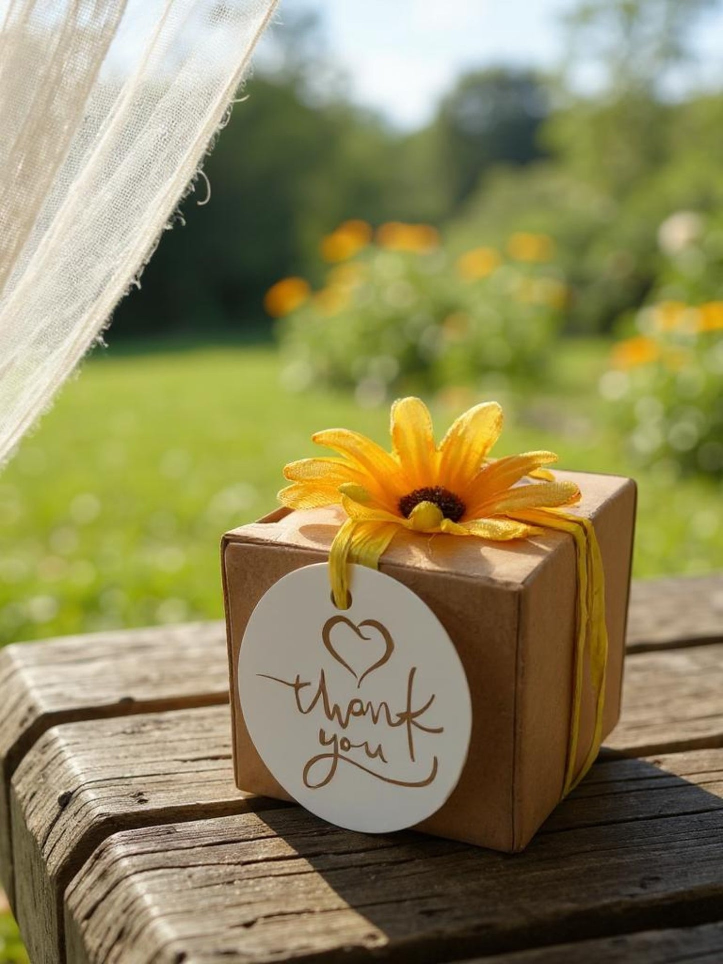 Rustic box (Sunflower)