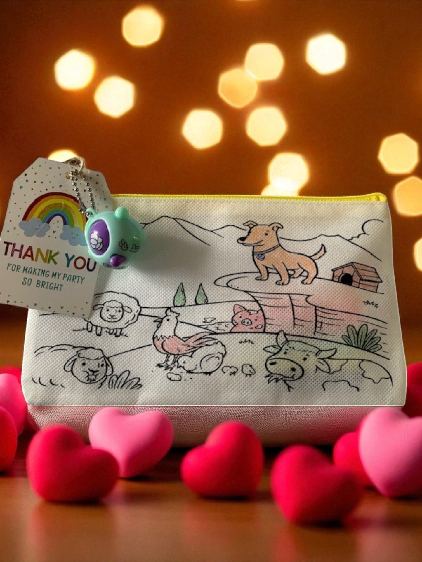 Colour-in Zip Up Lolly Bag
